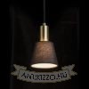 ICAR függő lámpa fekete/aranysárga  230V LED E27 11W