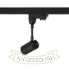 LOLLIPOP háromfázisú áramkörös sínre fekete  230V LED 8W 40°  3000K