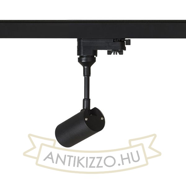 LOLLIPOP háromfázisú áramkörös sínre fekete  230V LED 8W 40°  3000K