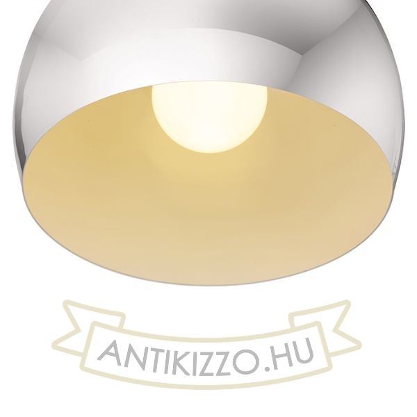 ASTON 30 függő lámpa  króm 230V LED E27 15W