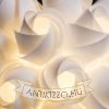 COCO függő lámpa fehér PVC 230V LED E27 15W