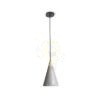 Kép HEIDI függő lámpa  beton/fa 230V LED E27 11W