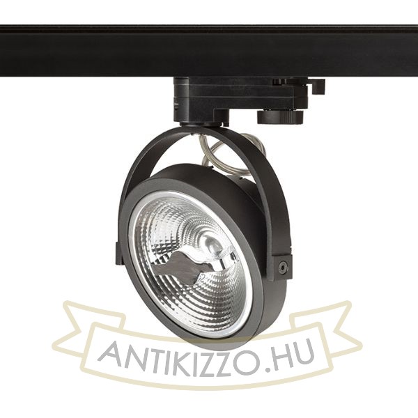 KELLY LED DIMM három áramkörös sínre fekete 230V LED 12W 24° 3000K