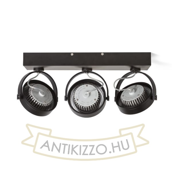 KELLY LED III fali lámpa fekete  230V LED 3x12W 24°  3000K