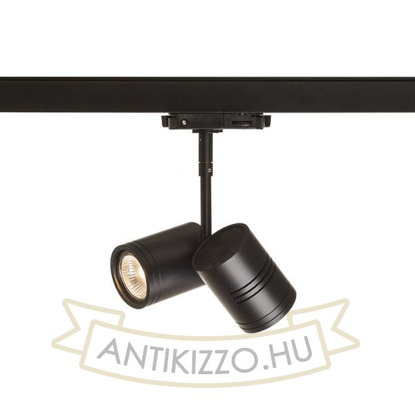 BEEBA II háromfázisú áramkörös sínre fekete  230V LED GU10 2x8W