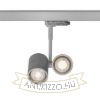 BEEBA II háromfázisú áramkörös sínre ezüstszürke  230V LED GU10 2x8W