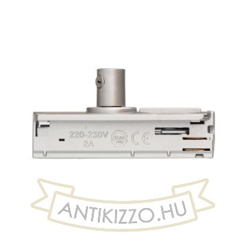 1F adapter ezüstszürke  230V 
