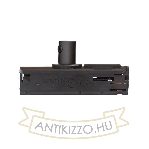 1F adapter fekete  230V 