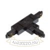 1F T bal kapocs fekete  230V 