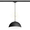 Kép MONROE 30 háromfázisú áramkörös sínre matt fekete/fehér  230V LED E27 11W