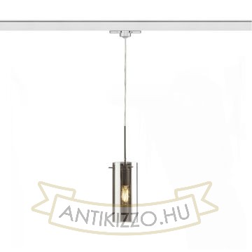 SANSSOUCI háromfázisú áramkörös sínre  krómozott üveg 230V LED E27 15W
