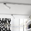 FANGIO háromfázisú áramkörös sínre ezüstszürke  230V LED 25W 36°  3000K
