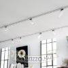 FANGIO háromfázisú áramkörös sínre ezüstszürke  230V LED 25W 36°  3000K