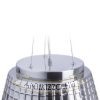 CORONA függő lámpa  krómozott üveg 230V LED E27 15W