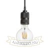 CINDY VI függő lámpa fekete  230V LED E27 6x15W