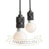 CINDY VI függő lámpa fekete  230V LED E27 6x15W