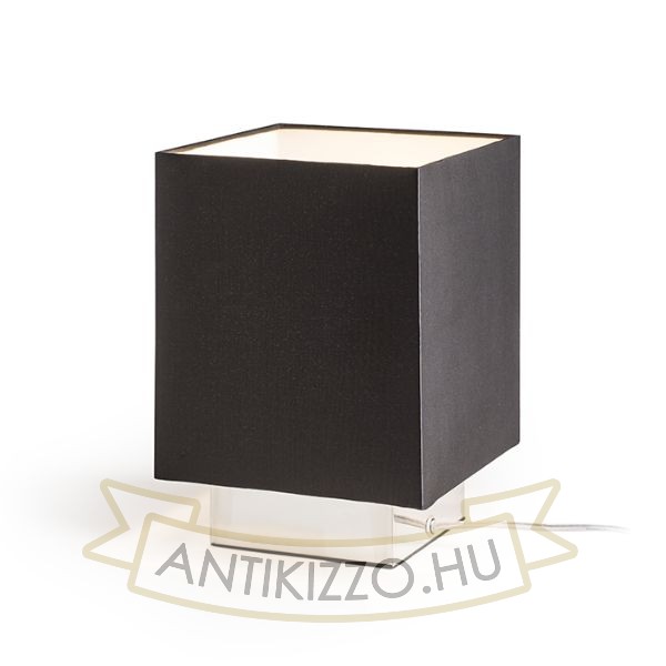 Kép MONACO asztali lámpa fekete króm 230V LED E27 15W