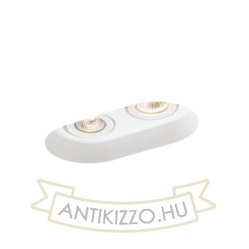 Kép DINGO GU10 II dönthető lámpa gipsz 230V GU10 2x35W