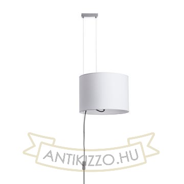Kép BROADWAY állítható magasságú függeszték fehér króm 230V LED E27 15W