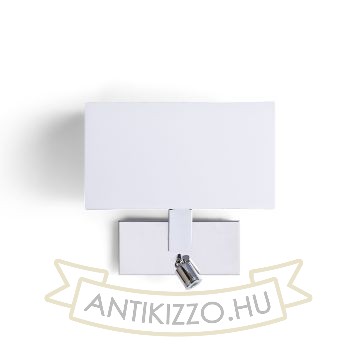 Kép PLAZA fali lámpa LED spotlámpával fehér króm 230V LED E27 LED 15+3W  3000K