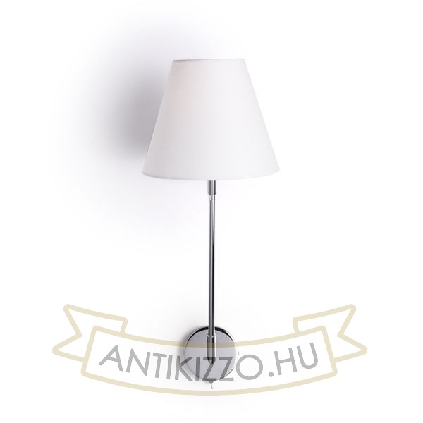 Kép SILENCE fali lámpa fehér króm 230V LED E27 15W