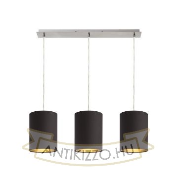 Kép RON 15/20 lámpabúra  Polycotton fekete/arany fólia  max. 28W