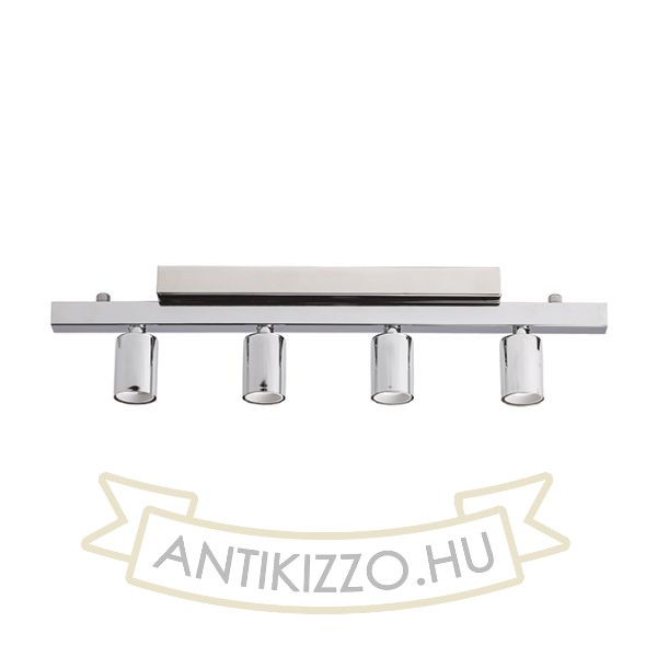 RALLONG IV mennyezeti lámpa alap  króm 230V LED E27 4x15W
