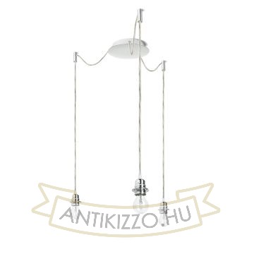 Kép KOMBIX 3 függesztő készlet KA+AK+KF   230V LED E27 3x15W