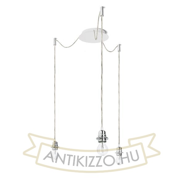 KOMBIX 3 függesztő készlet FEHA+AK+KF   230V LED E27 3x15W