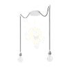 Kép KOMBIX 2 függesztő készlet FEHA+FEKK+KF   230V LED E27 2x15W
