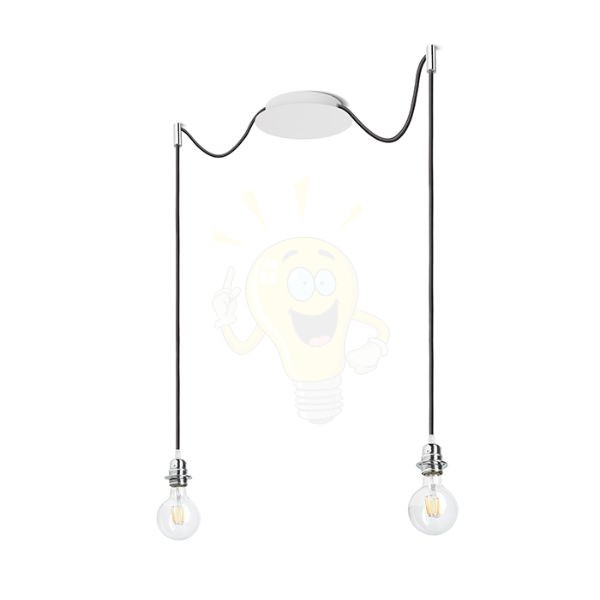 Kép KOMBIX 2 függesztő készlet FEHA+FEKK+KF   230V LED E27 2x15W