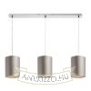 MORE 80 mennyezeti függőlámpa alap  króm 230V LED E27 3x15W