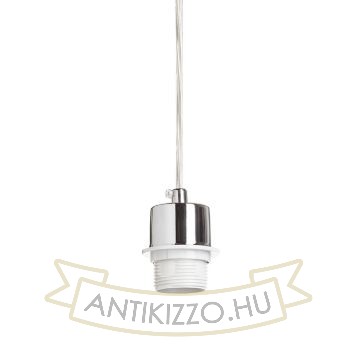 Kép MORE 80 mennyezeti függőlámpa alap  matt nikkel 230V LED E27 3x15W