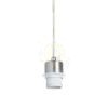 Kép MORE 60 mennyezeti függőlámpa alap  matt nikkel 230V LED E27 3x15W