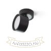 PIXIE dönthető lámpa fekete króm 230V LED GX53 7W