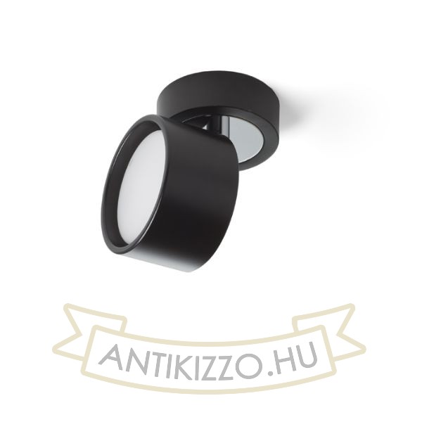 PIXIE dönthető lámpa fekete króm 230V LED GX53 7W