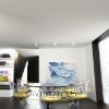PIXIE dönthető lámpa fehér króm 230V LED GX53 7W