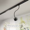 PIXIE libanyak háromfázisú áramkörös sínre fekete  230V LED GX53 7W