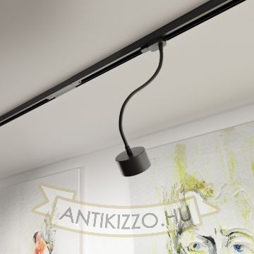 PIXIE libanyak háromfázisú áramkörös sínre fekete  230V LED GX53 7W