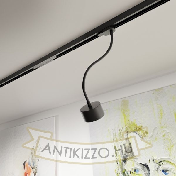 PIXIE libanyak háromfázisú áramkörös sínre fekete  230V LED GX53 7W