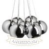 ASTROMET VII függő lámpa  króm 230V LED E27 7x11W