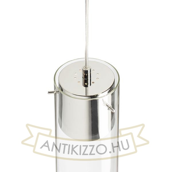 GARNISH függő lámpa  tiszta üveg/króm 230V GU10 9W