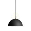 Kép MONROE 40 függő lámpa matt fekete/fehér  230V LED E27 30W