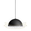 MONROE 40 függő lámpa matt fekete/fehér  230V LED E27 30W