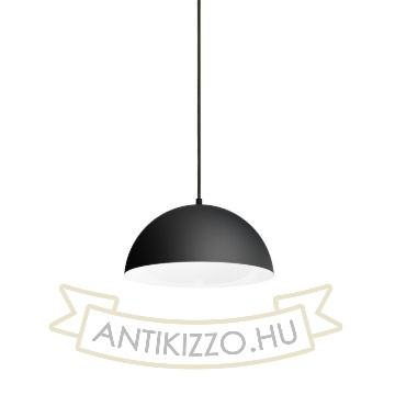 Kép MONROE 30 függő lámpa matt fekete/fehér  230V LED E27 11W