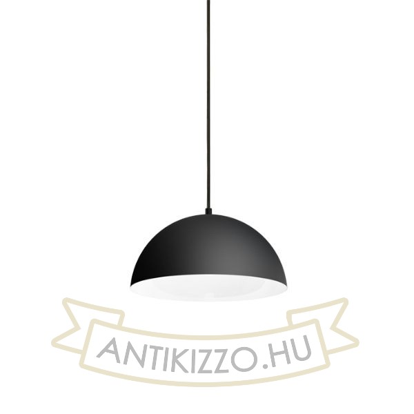 MONROE 30 függő lámpa matt fekete/fehér  230V LED E27 11W