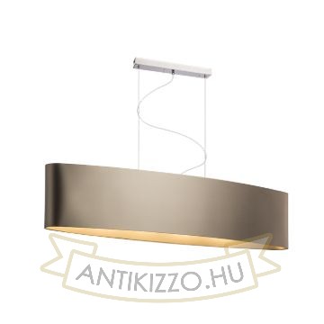 Kép CASUAL 120/25 lámpabúra  Monaco galamb szürke/ezüst PVC  max. 23W
