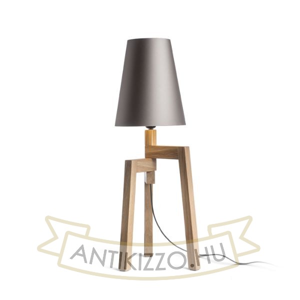 CONNY 25/30 asztali lámpaernyő Monaco galamb szürke/ezüst PVC max. 23W