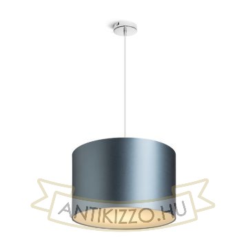 Kép RON 40/25 lámpabúra  Monaco benzin kék/ezüst PVC  max. 23W