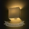 Kép LOPE W 25/14 fali lámpa  Chintz világosszürke/fehér PVC 230V LED E27 15W